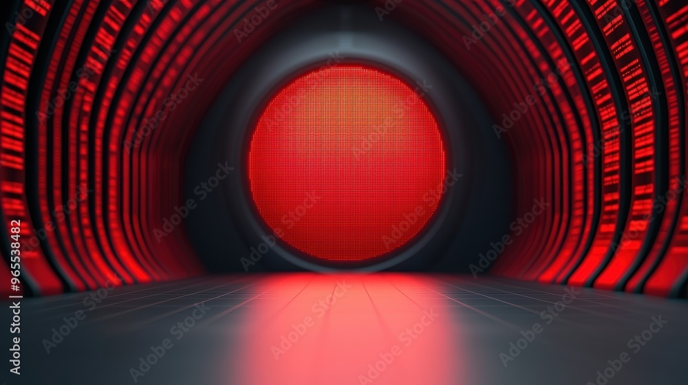 Aufkleber futuristic oil market trends - holographic data visualization and virtual trading desk concept with 