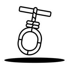 rope Line Icon