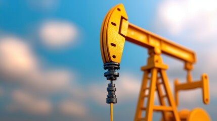 Global Oil Prices in the Energy Sector - with Copy Space, Selective Focus, and Quality