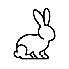 white rabbit with a heart