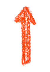 Arrow. Realistic rough black marker. Set of ink lines. The doodle is drawn on a white isolated background with a black marker. Hand painted. Black marker on paper isolated on white background