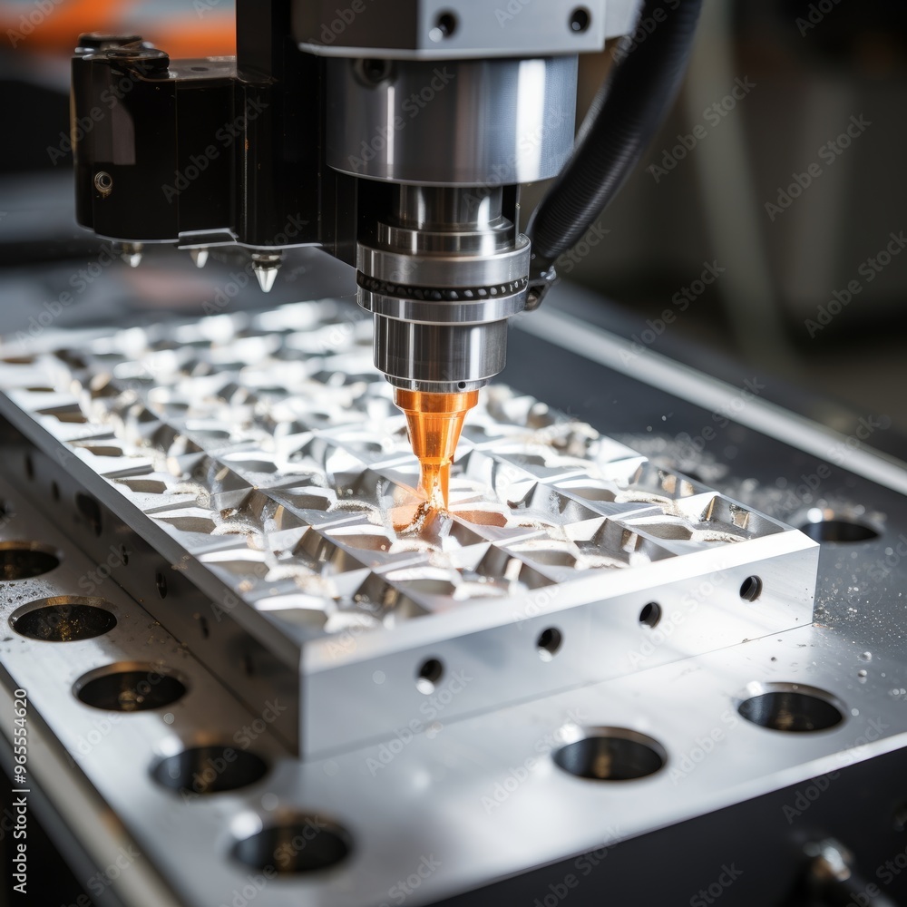 Aufkleber precision cnc machining of rocket engine component aerospace industry complexity