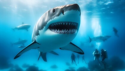 Shark in the sea