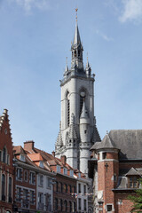 Belfort in Doornik in Belgium