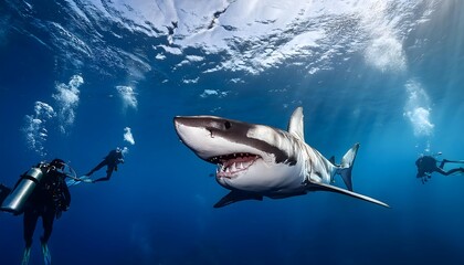Fototapeta premium Shark in the sea