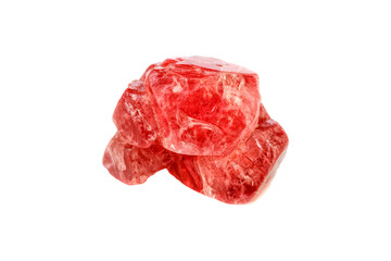 Spinel mineral stone on white background close up