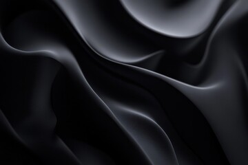 Obraz premium Chic dark matte background with carbon texture. Sophisticated stylish abstract design. Refined gentle gray gradation. Versatile contemporary 3d sales template for friday promotions