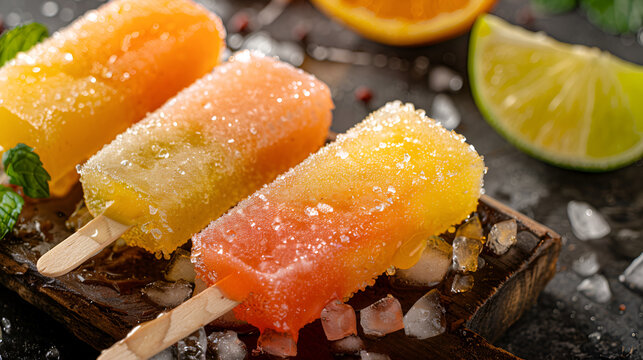 In summertime, Chuski, also called Baraf ka Gola or Ice Candy, is a popular roadside snack