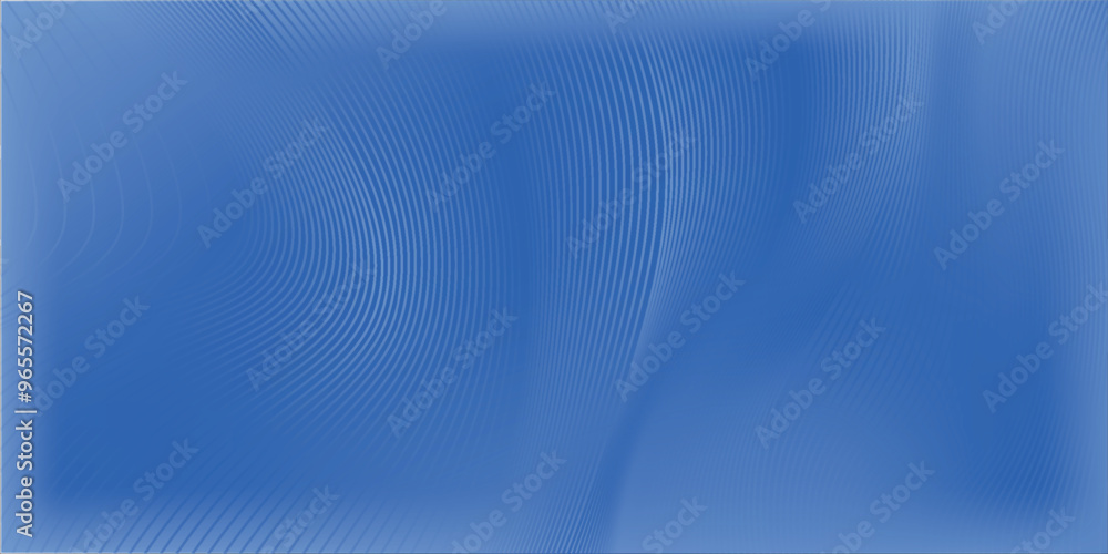 Aufkleber abstract glowing wave lines on dark blue background. dynamic wave pattern. modern flowing wavy lines
