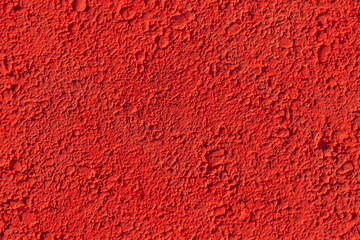 The asphalt is painted red as a background
