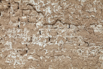 adobe clay wall texture as background