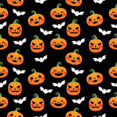 Pumpkin pattern background design for background, wallpaper, carpet, wrapping, fabric, textile fashion wearing.