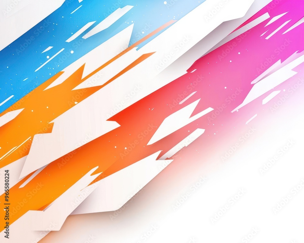 Poster abstract pride background with sharp angles and dynamic motion, vibrant design