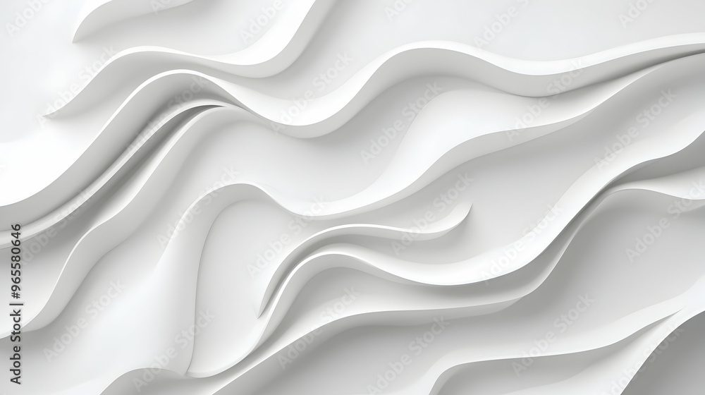 Poster 3d light white background with subtle depth and textures