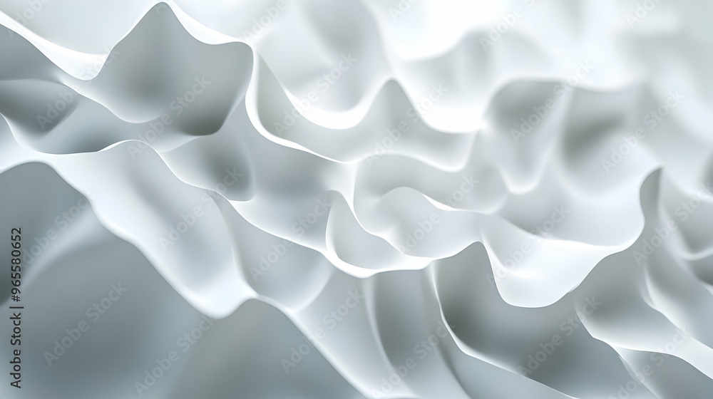 Poster 3d light white background with subtle depth and textures