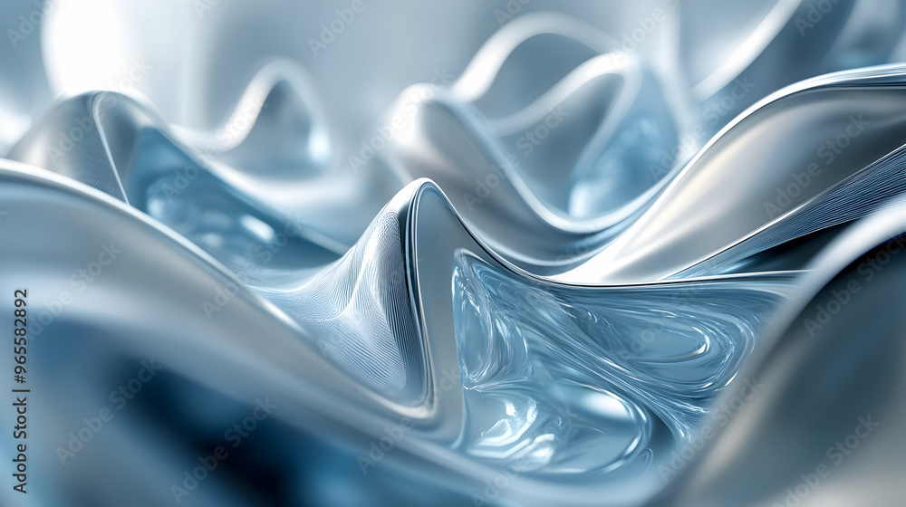 Poster abstract futuristic business background with dynamic 3d elements