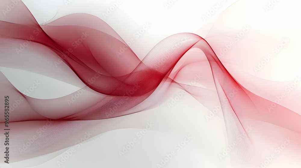 Poster abstract design background with soft, flowing lines
