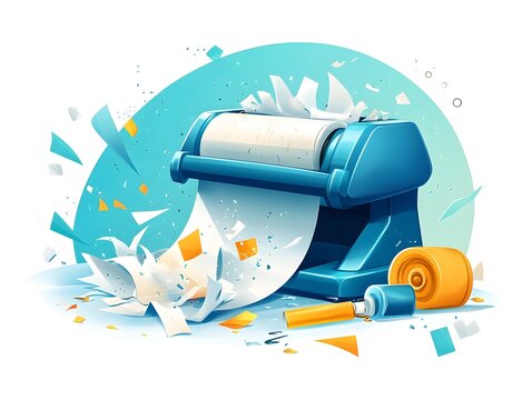 recommend clip art: Paper Shredder with Confetti.
