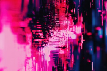 Cyber monday deals featuring a twisted glitch style and modern animation designs. Visuals for e-commerce