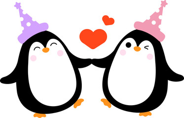 Fototapeta premium Penguin illustration