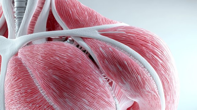 Symmetry in the Respiratory Muscles, Explore how respiratory muscles, such as the intercostal muscles between the ribs.