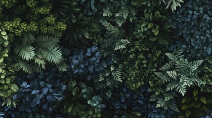 This aerial perspective highlights the vibrant greens of a dense forest, with a thick canopy that reveals the beauty of ancient trees in a serene environment