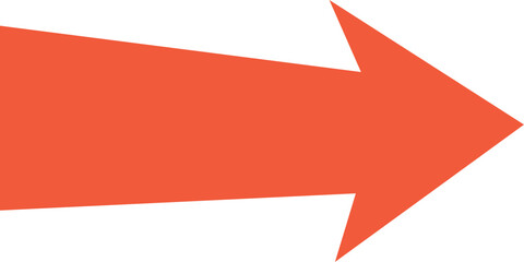 basic straight arrows, pointed edge