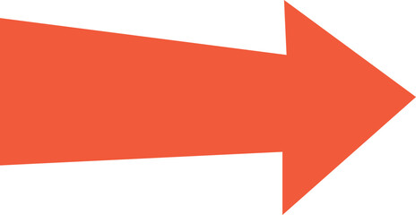 basic straight arrows, pointed edge