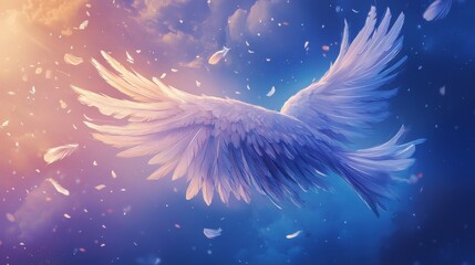 Angel Wings in the Sky.