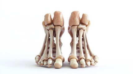 Human Foot Skeleton Anatomy.