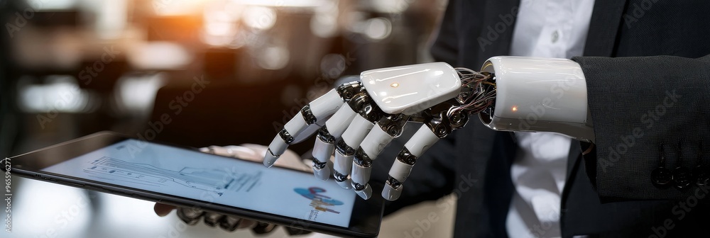 Poster using this ai chat bot, users can solve business problems quickly. stock power answer engine provide