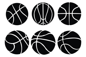 Fototapeta premium Basketball silhouette vector