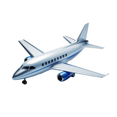 Obraz premium A sleek, modern aircraft with a streamlined design, featuring jet engines and a prominent tail fin, ideal for short to medium-haul flights