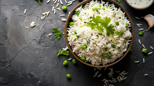 Matar pulav, commonly known as basmati rice pilaf or pulav with peas, is a vegetable rice dish made with green peas.