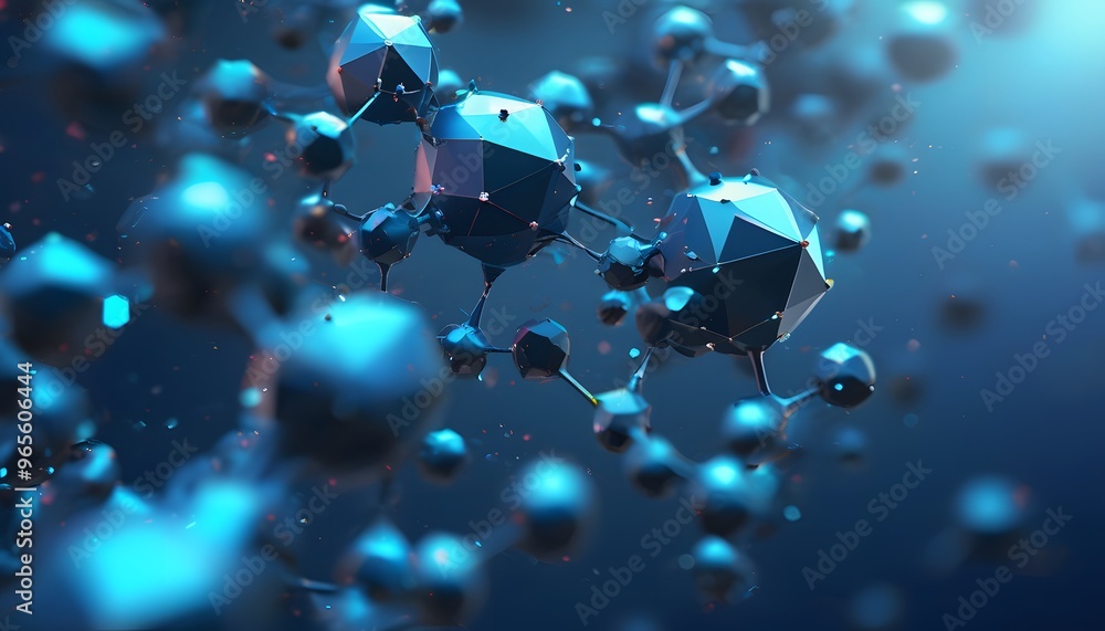 Poster background with bubbles