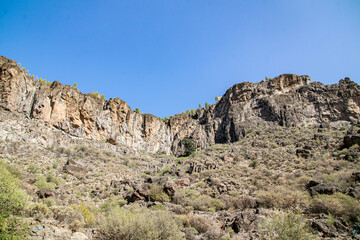 cañon geologico desde abajo