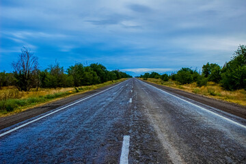 road in the countryside