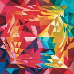 Obraz premium Abstract multicolored background with poly pattern