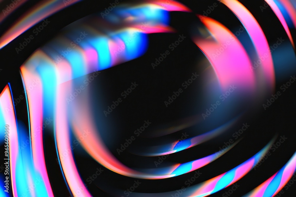 Poster circle orbit rotation. abstract background with room for text. generative ai.