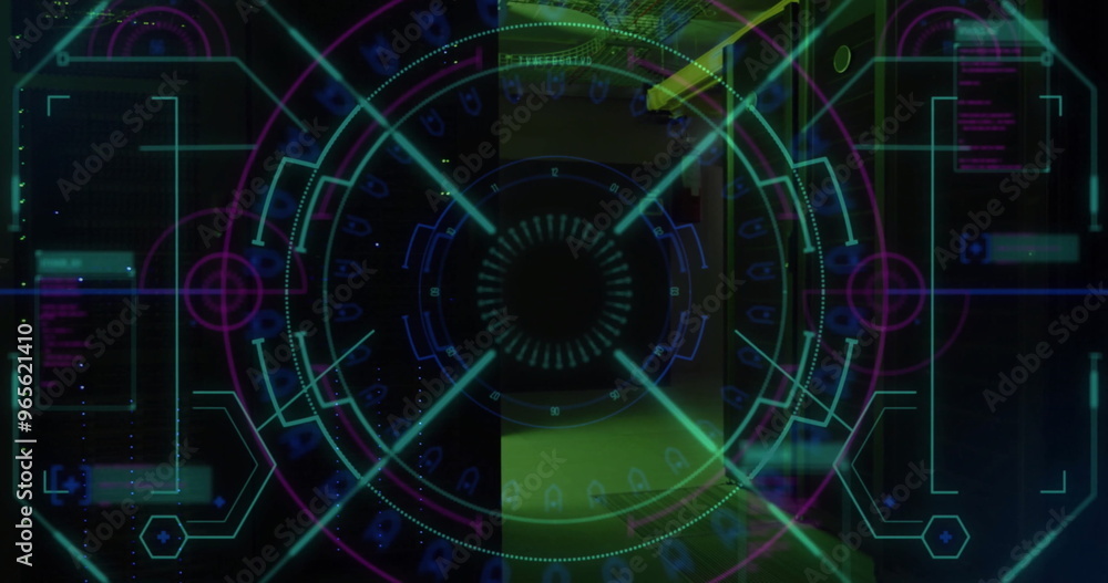 Poster image of scope scanning and digital data processing over computer servers