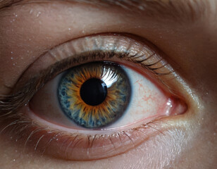 Fototapeta premium close up of a female eye