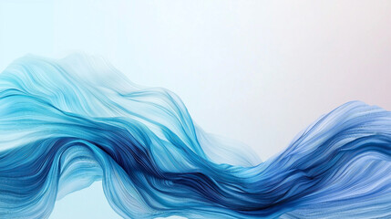 Obraz premium A dynamic and fluid abstract wave background featuring soft gradients and smooth, flowing lines. This image captures a sense of movement, energy, and harmony.