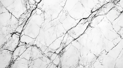 Obraz premium White marble with black veins. Ideal for backgrounds or textures in designs.