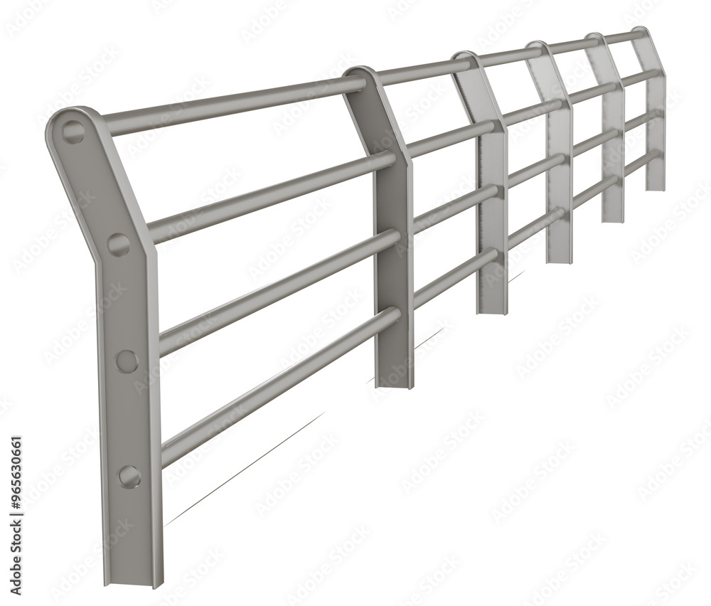 Poster functional and stylish: a practical handrail that also serves as a stylish design element.