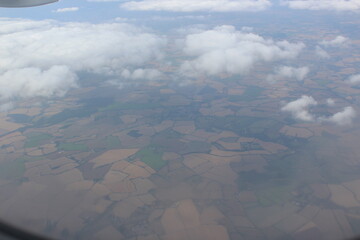 aerial view of the world