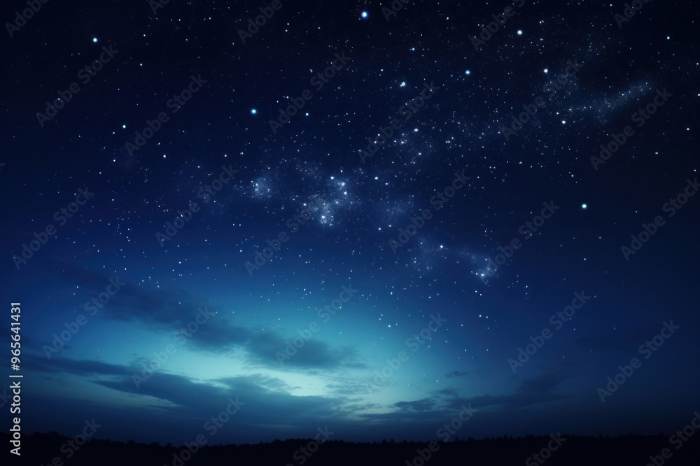 Sticker dark blue sky outdoors nature night.