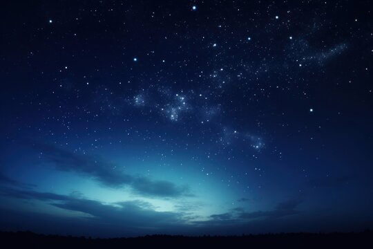 Dark blue sky outdoors nature night.