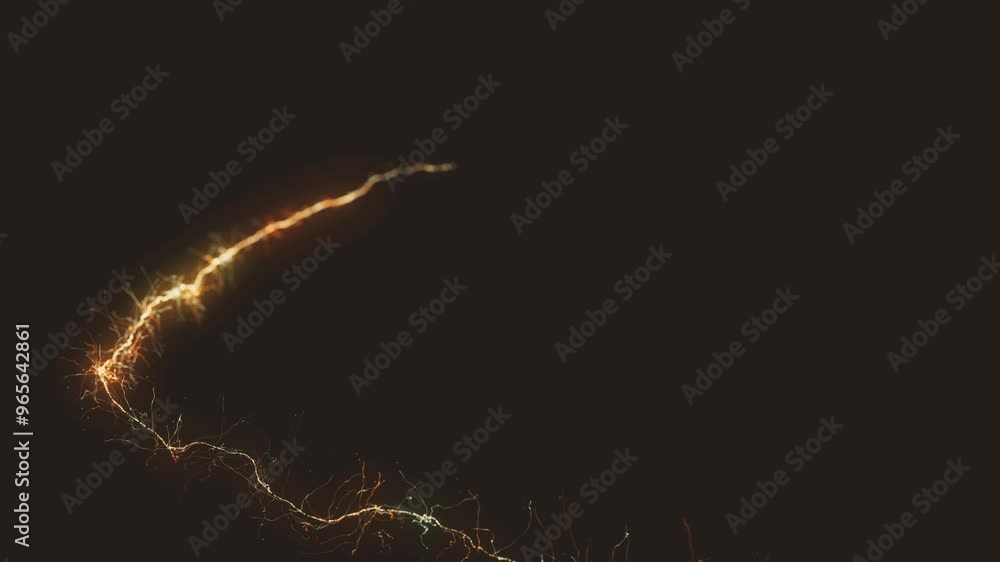 Poster abstract fluid particles graphic opener background/ animation of an abstract fluid particles backgro