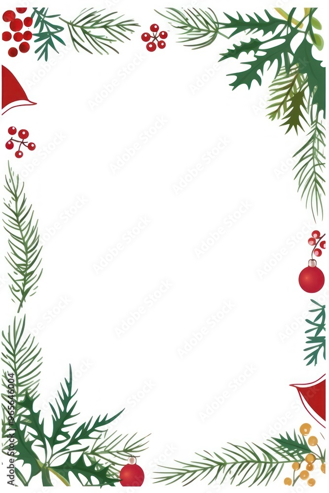 Wall mural chirstmas backgrounds pattern plant.