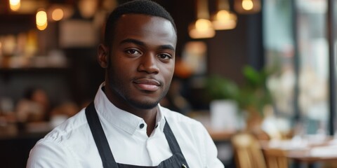 Fototapeta premium Chef in a Restaurant